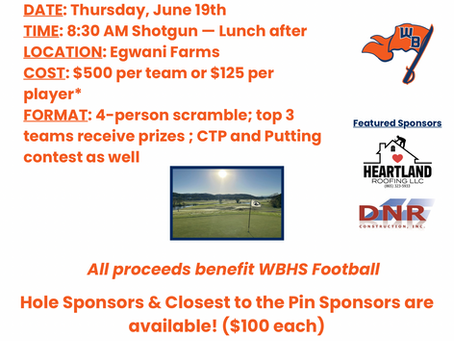 2025 Golf Tournament Fundraiser